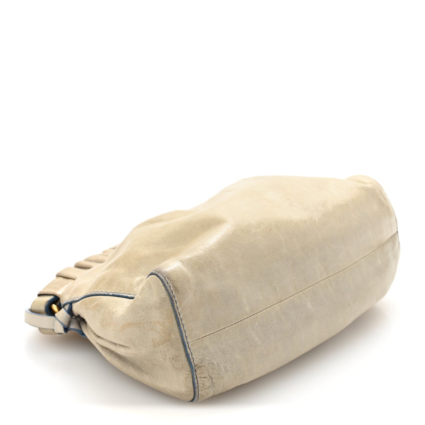 Vitello Shine Contenitori Tracolla Crossbody Clutch Green