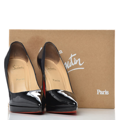 Christian Louboutin Patent Pigalle Plato 120 Pumps 40 Black 11 of 11
