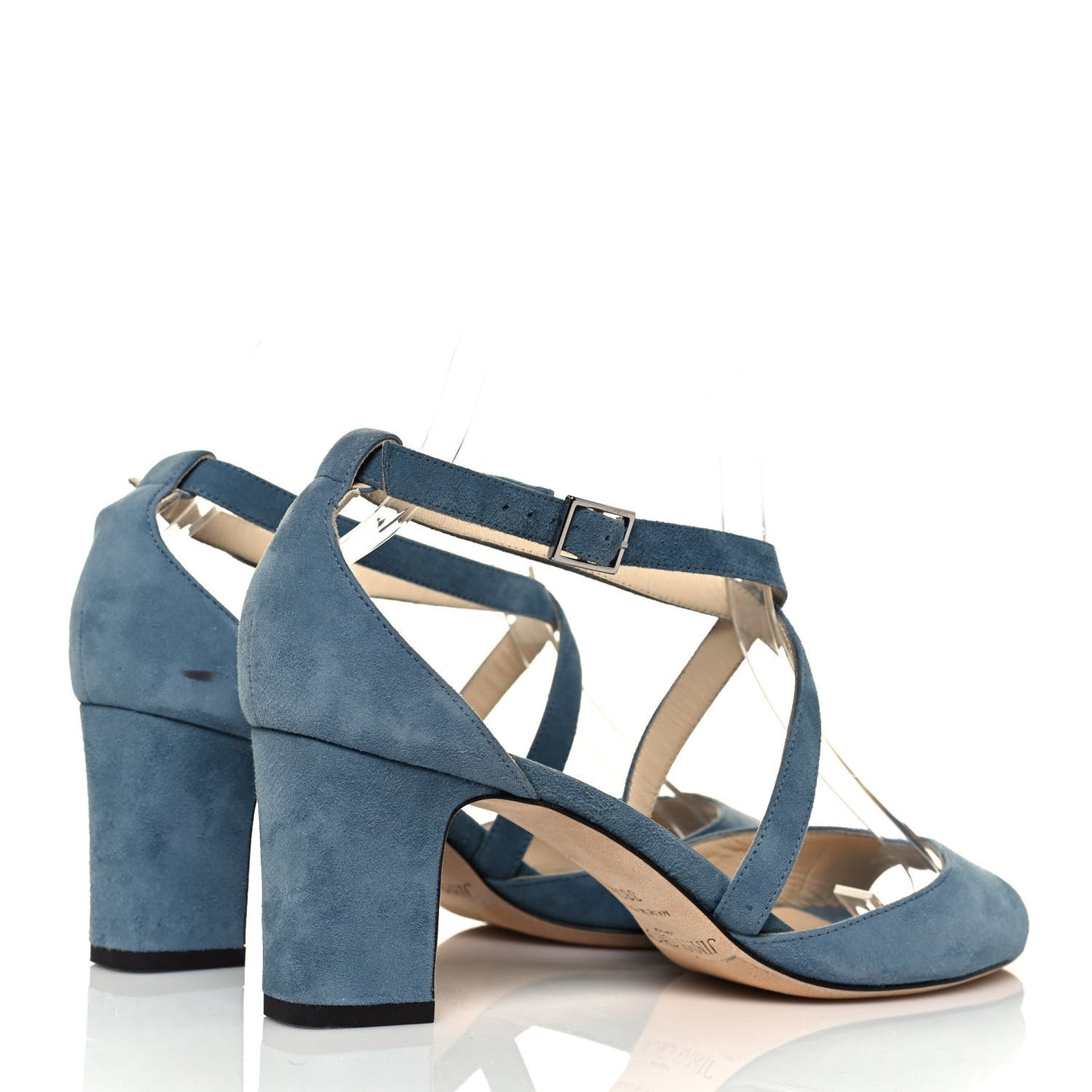 Suede Carrie 65 Sandals 38.5 Blue