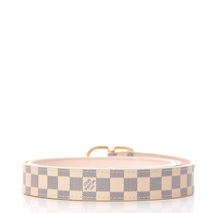 Louis Vuitton Damier Azur 25mm Belt 90 36 3 of 9