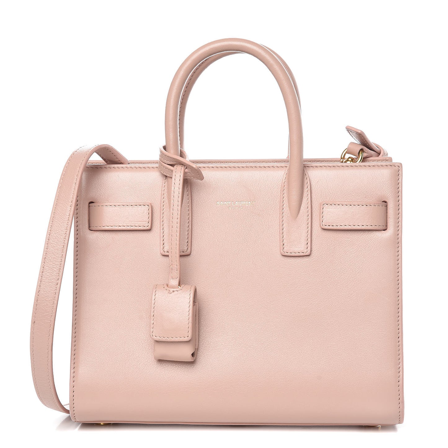 Calfskin Nano Sac De Jour Pale Pink