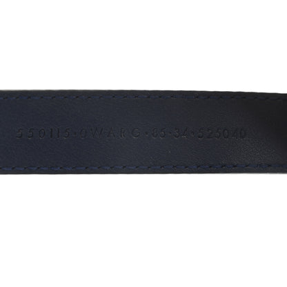 Gucci Calfskin Sylvie Stripe Torchon Double G 20mm Belt 85 34 Maritime Hibiscus Red Mystic White 4 of 6