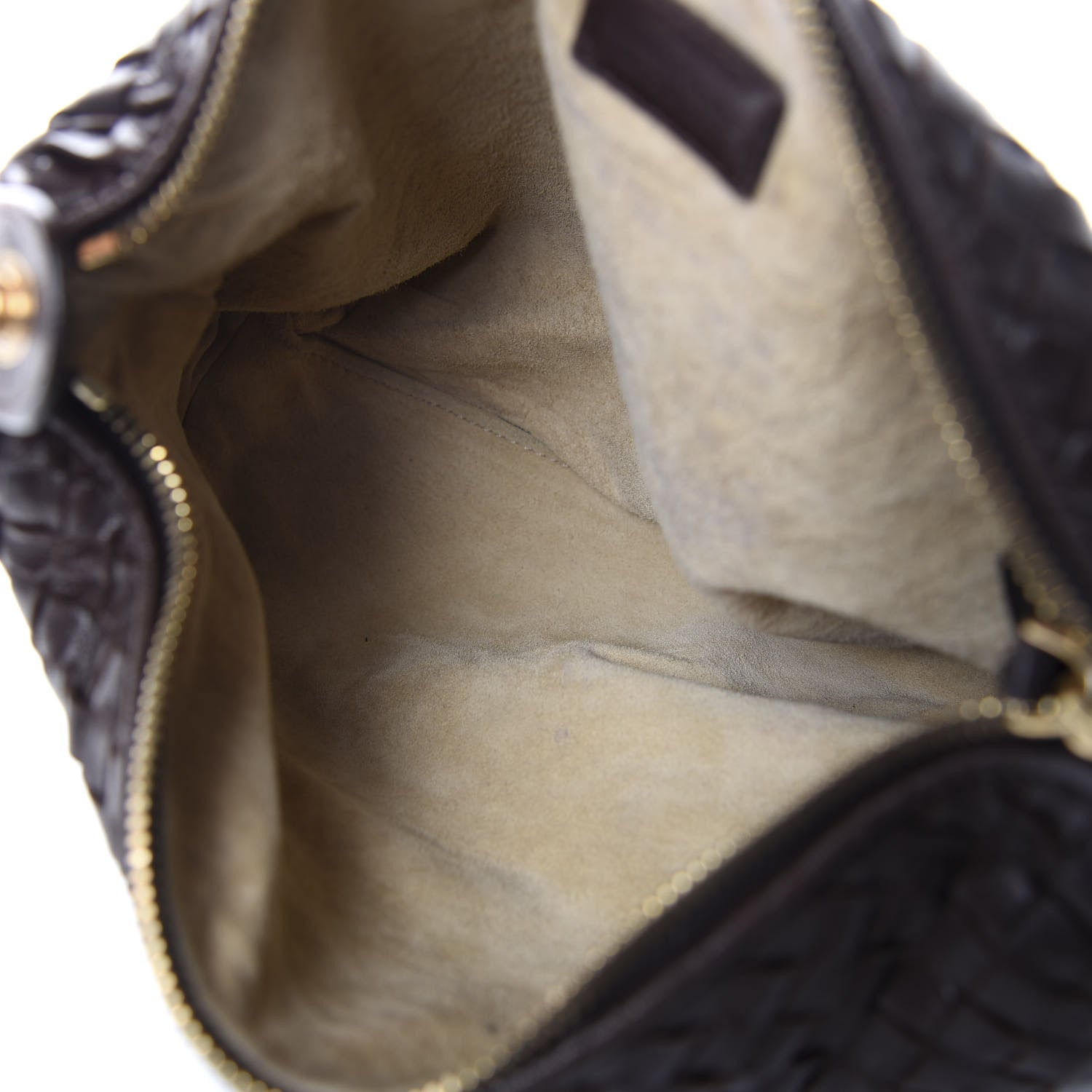 Bottega Veneta Nappa Intrecciato Large Cosmetic Case Ebano 4 of 6