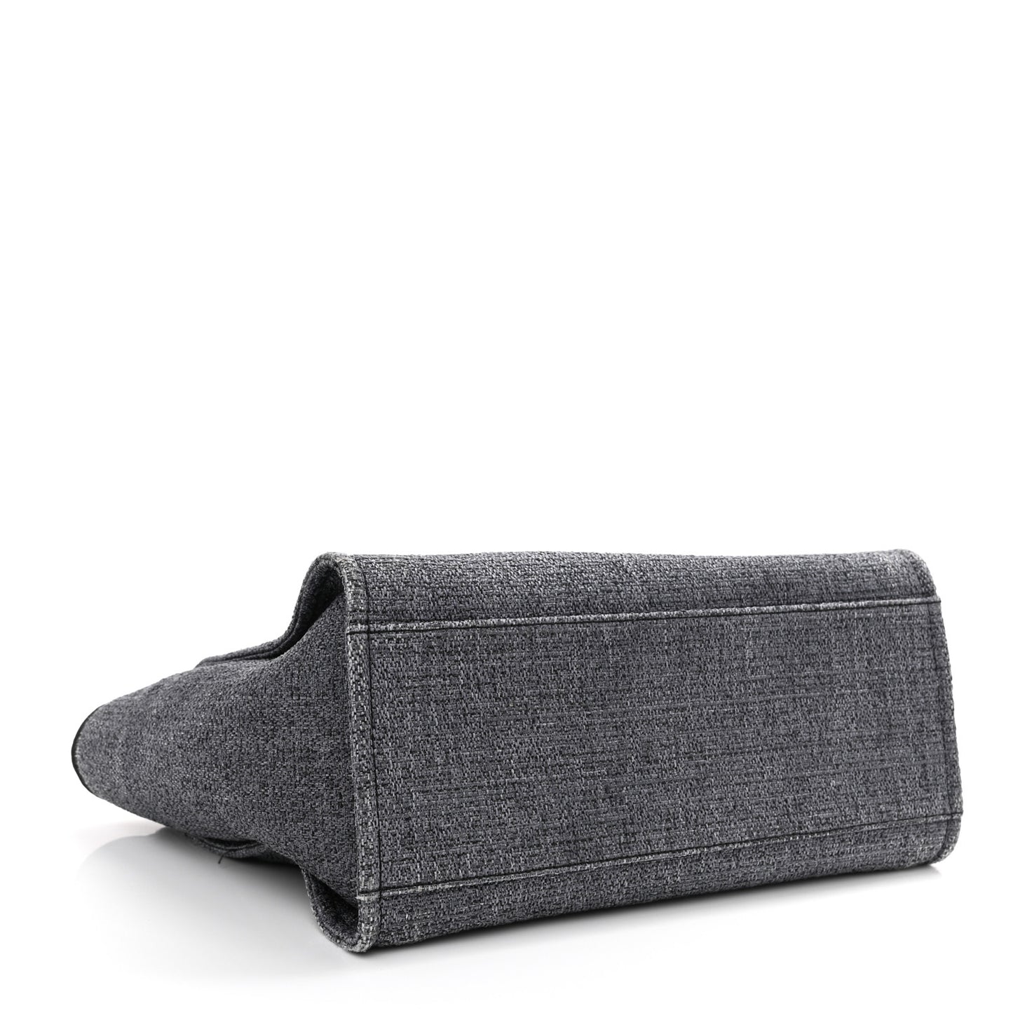 Lurex Boucle Medium Deauville Tote Black