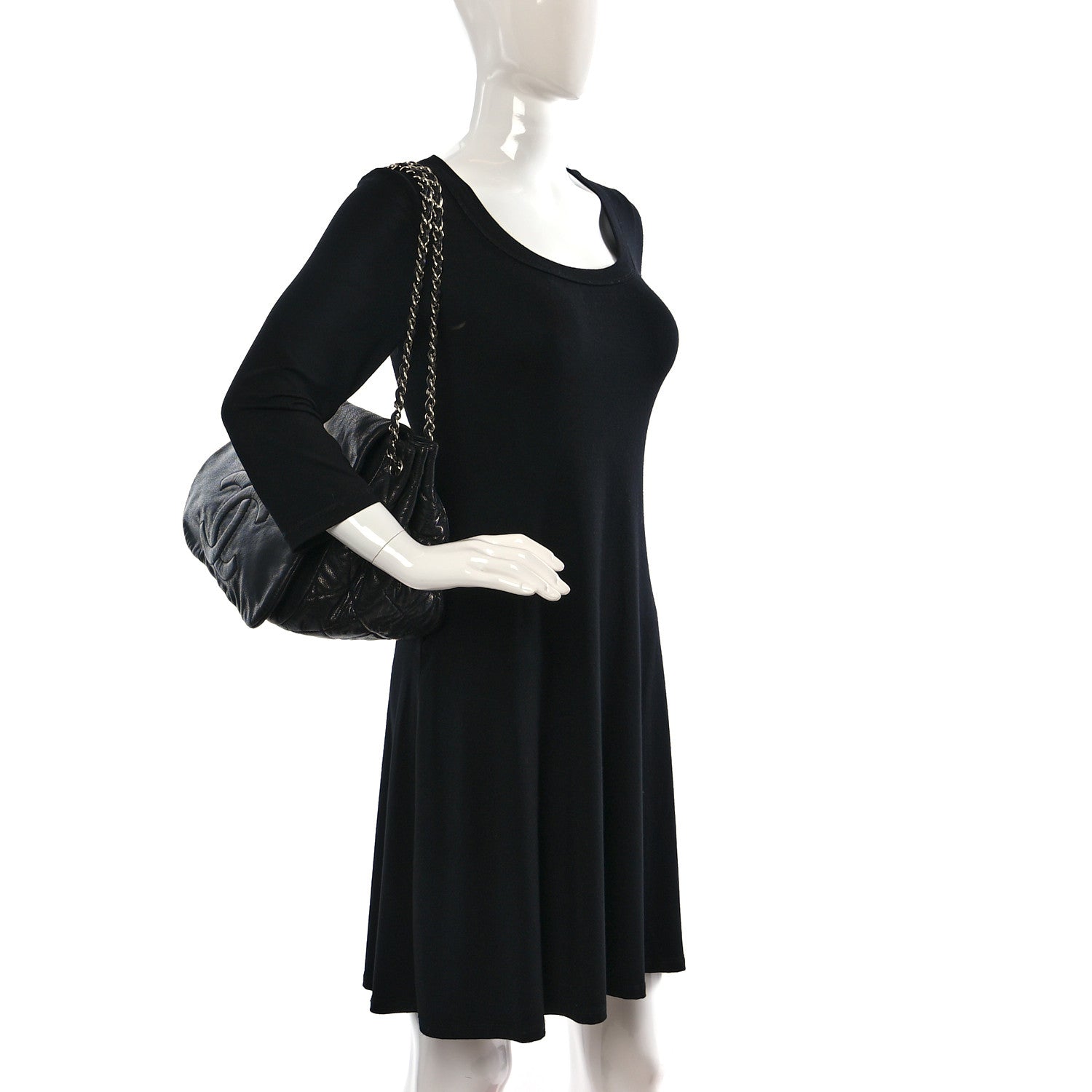 Chanel Caviar Timeless CC Accordion Flap Black 2 of 15