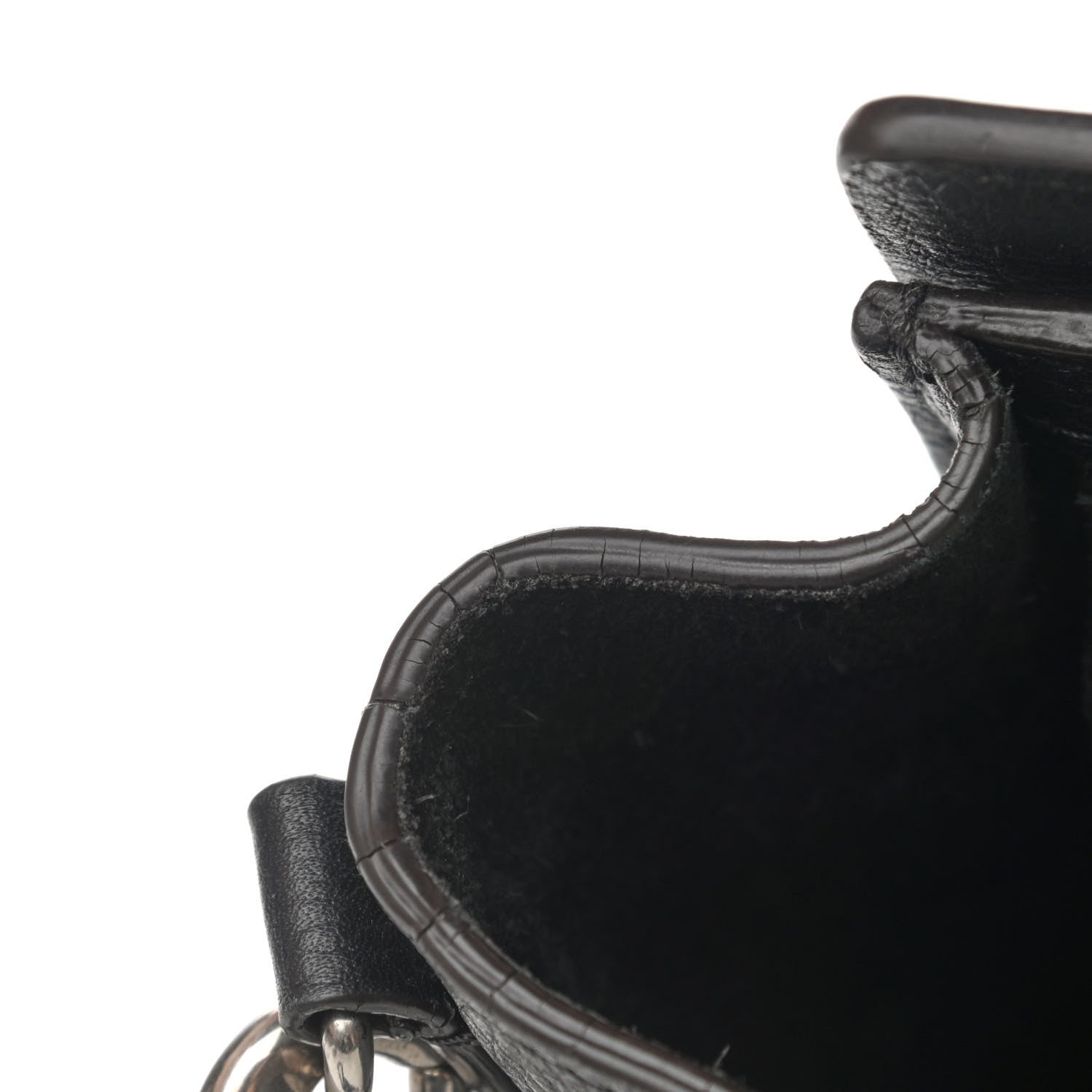 Celine Drummed Calfskin Nano Luggage Black 15 of 22