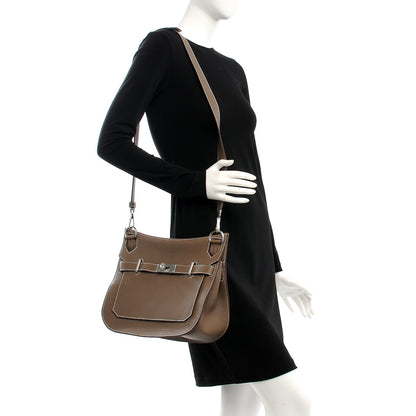 Hermes Taurillon Clemence Jypsiere 31 Etoupe 2 of 11