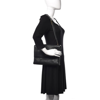 Lanvin Goatskin Medium Sugar Flap Shoulder Bag Black 2 of 9