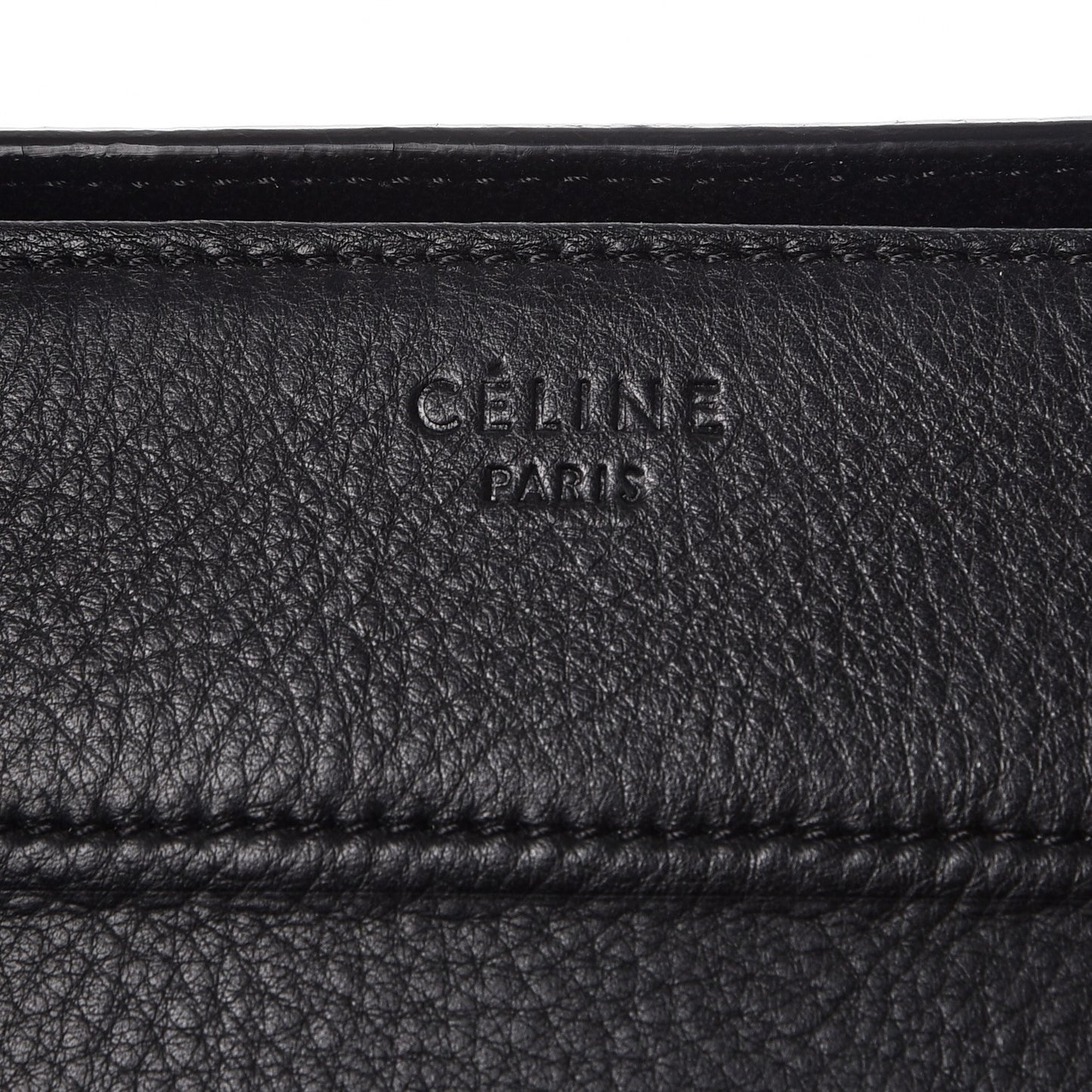 Supple Calfskin Medium Phantom Luggage Black