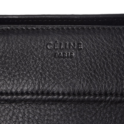 Celine Supple Calfskin Medium Phantom Luggage Black 6 of 11