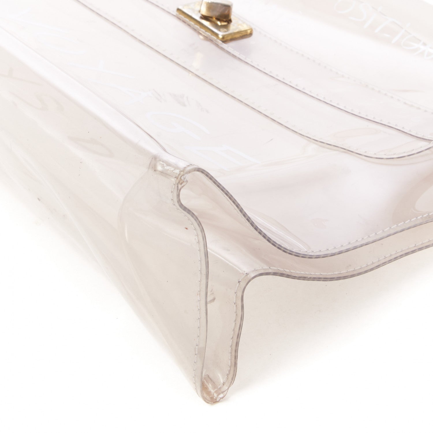 Hermes Vinyl Souvenir De L'Exposition Kelly Transparent 5 of 8