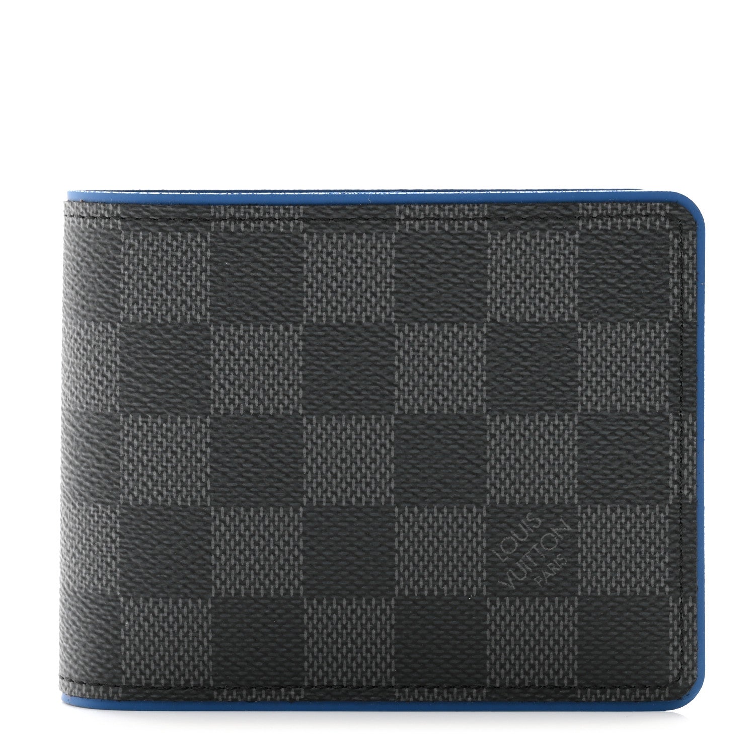 Louis Vuitton Damier Graphite Slender Wallet Blue 1 of 7