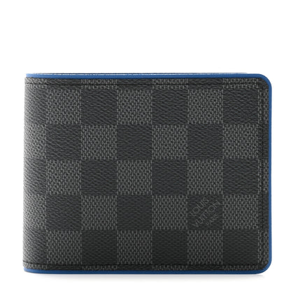 Louis Vuitton Damier Graphite Slender Wallet Blue 1 of 7