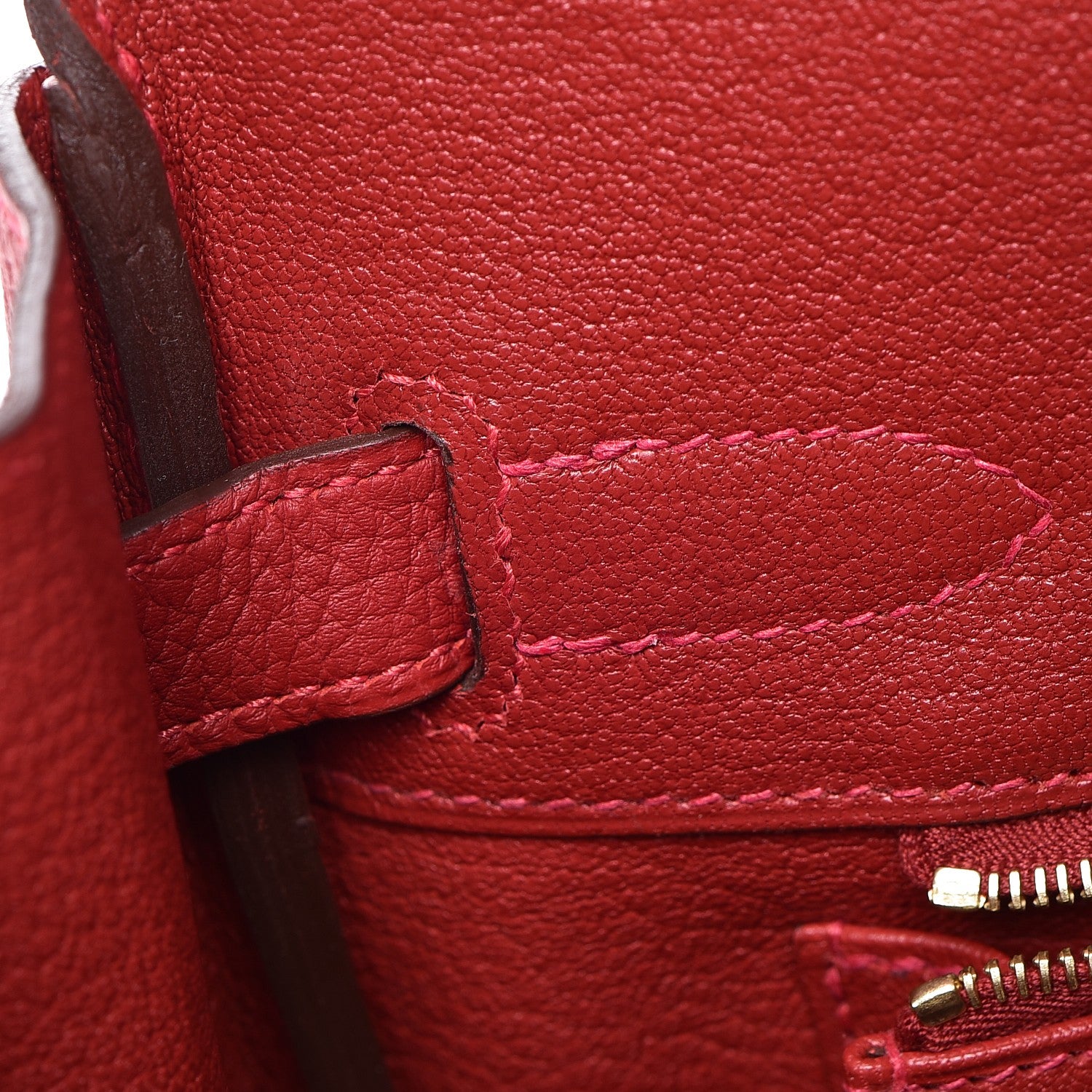 Hermes Togo Birkin 30 Rouge Garance 11 of 34