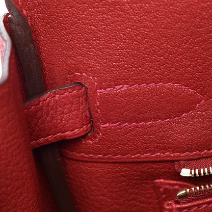 Hermes Togo Birkin 30 Rouge Garance 11 of 34