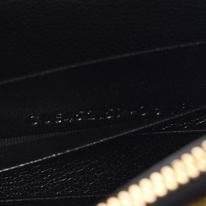 Saint Laurent Sequin Striped Classic Monogram Kate Tassel Chain Wallet Black Gold 12 of 18