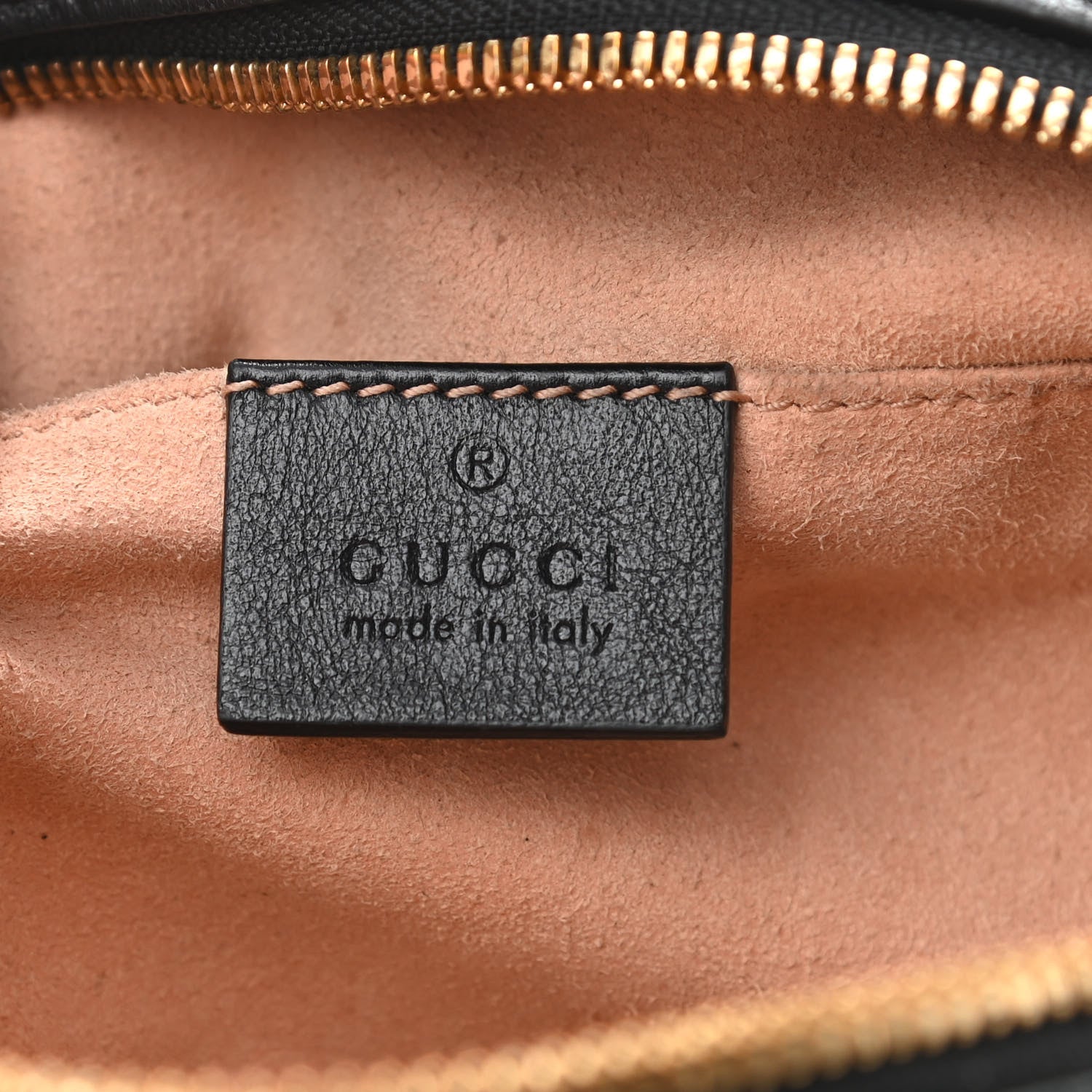 Gucci Monogram Matelasse Diagonal Small GG Marmont Chain Shoulder Bag Beige Black 6 of 10