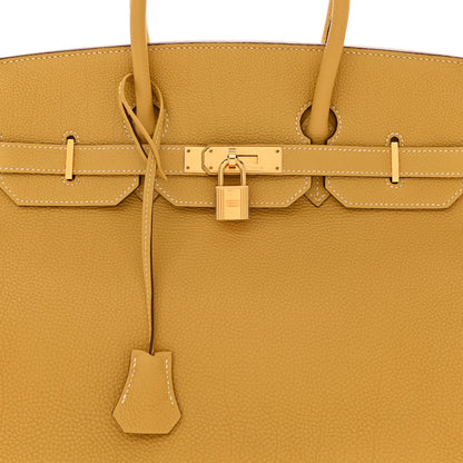 Hermes Togo Birkin 35 Curry 7 of 9