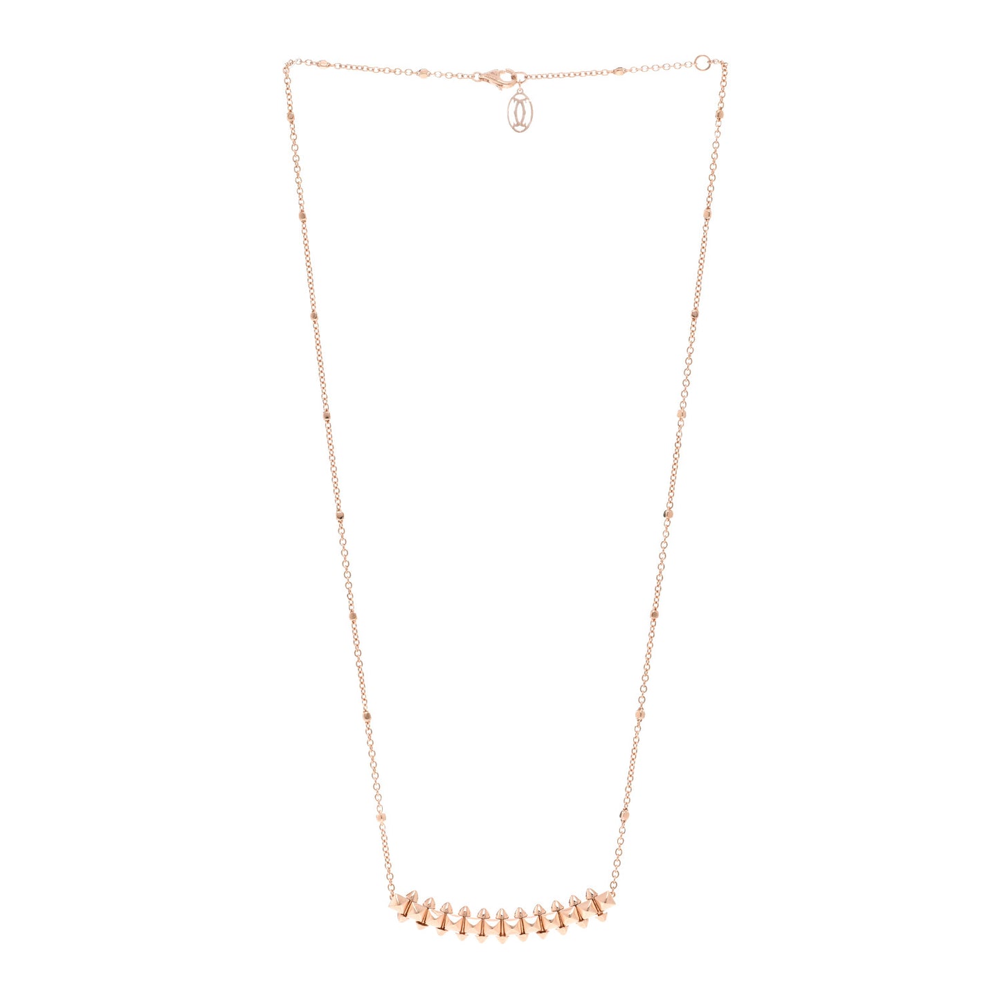18K Pink Gold Medium Clash de Cartier Necklace