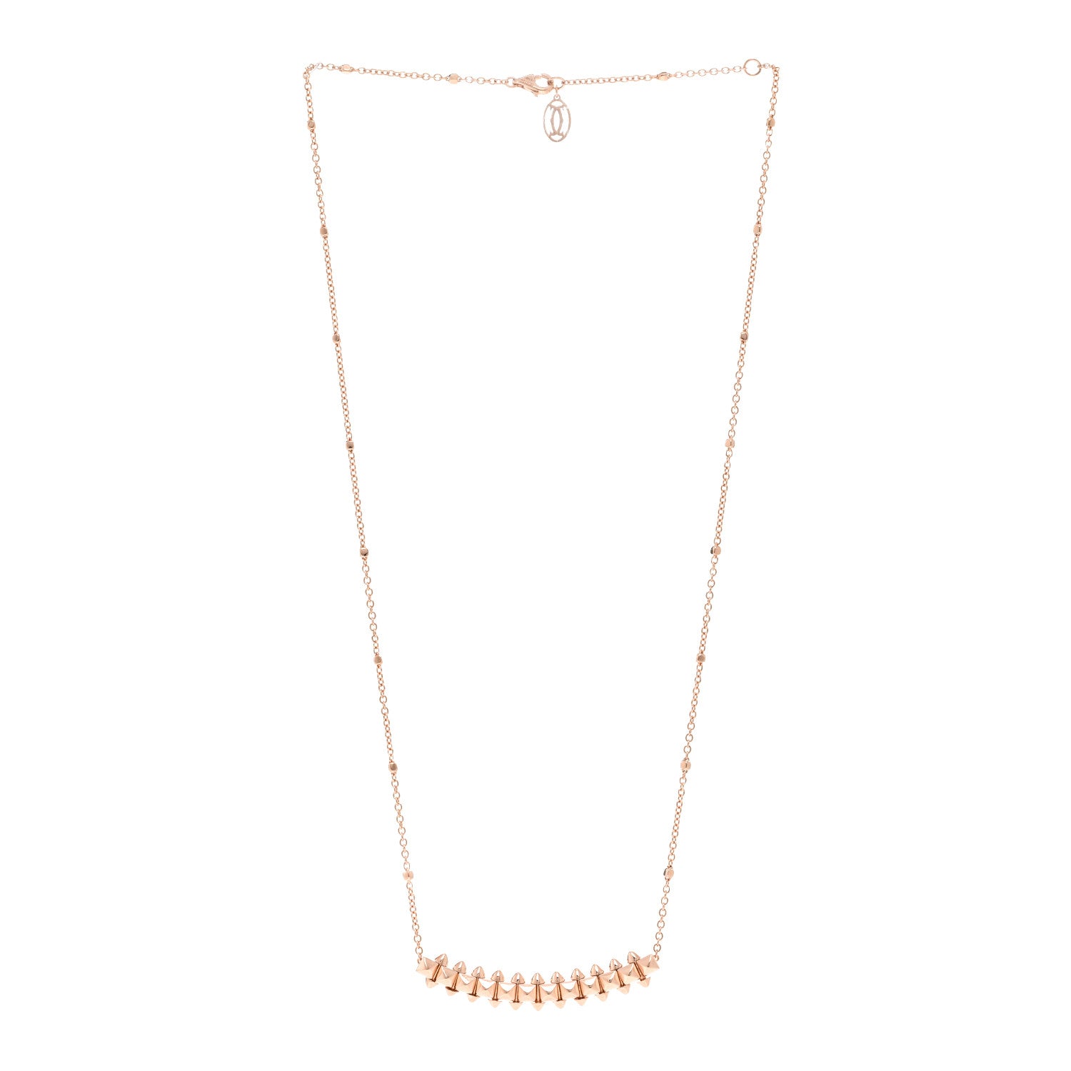 Cartier 18K Pink Gold Medium Clash de Cartier Necklace 3 of 4