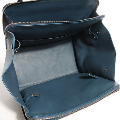 Celine Drummed Calfskin Suede Double Zip Trapeze Orage 5 of 9