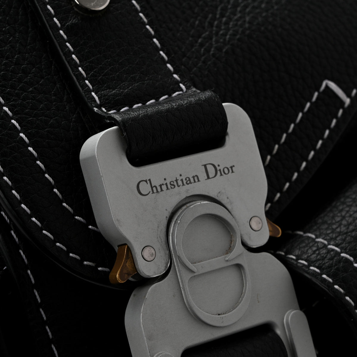 Christian Dior Grained Calfskin Maxi Gallop Backpack Black 13 of 14