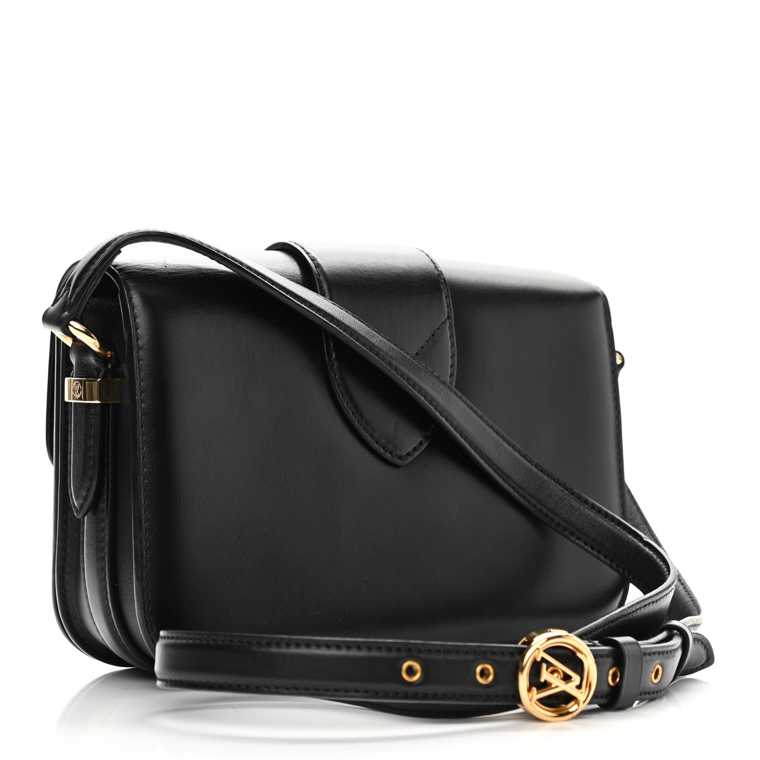 Louis Vuitton Smooth Calfskin LV Pont 9 Black 3 of 9