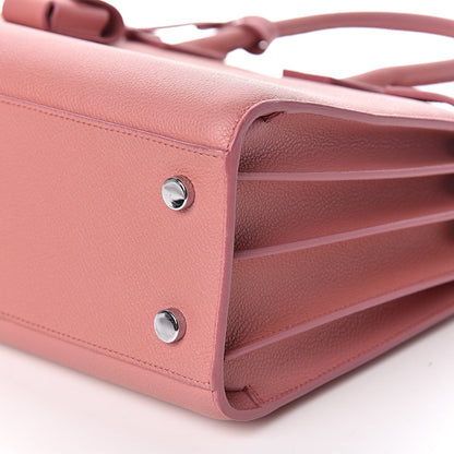Saint Laurent Grained Calfskin Baby Sac De Jour Dark Rose 9 of 10