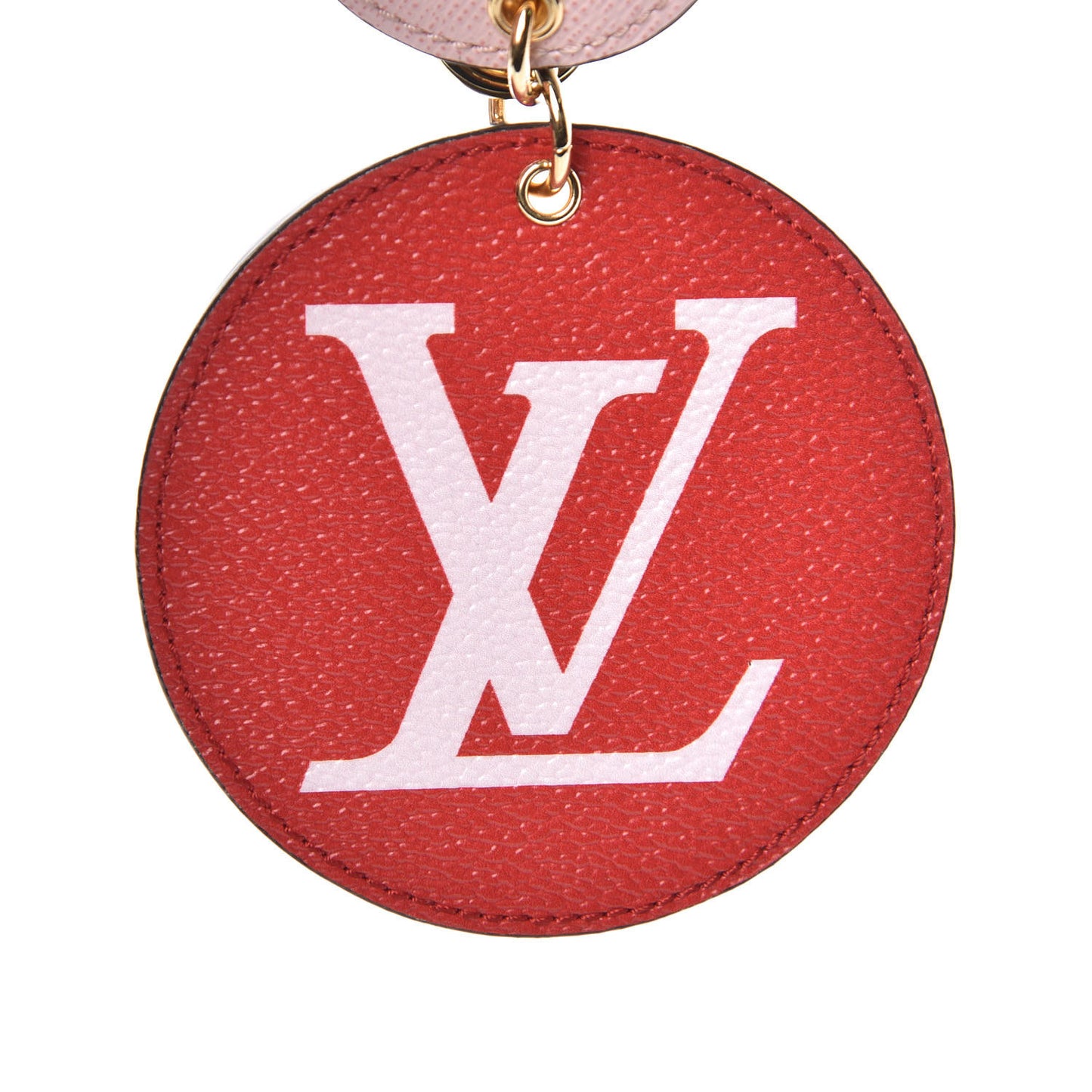 Monogram Giant Bag Charm Key Holder Rouge