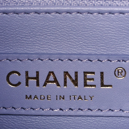 Chanel Caviar Quilted Mini Coco Handle Flap Light Purple 6 of 12