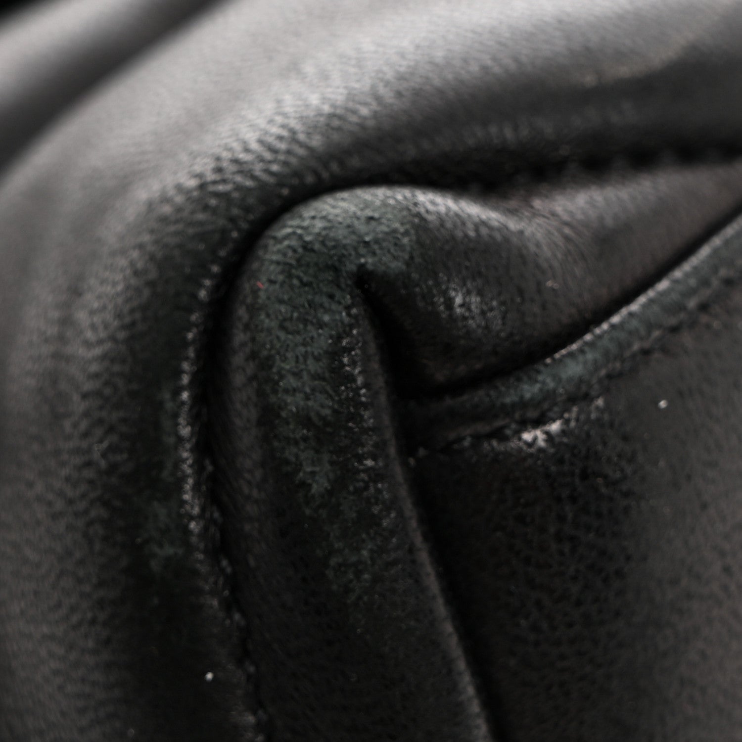 Saint Laurent Lambskin Quilted Toy Loulou Puffer Monogram Chain Satchel Black 12 of 16