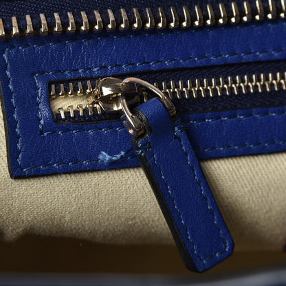 Valentino Garavani Vitello Rockstud Double Handle Tote Blu Delft 8 of 9
