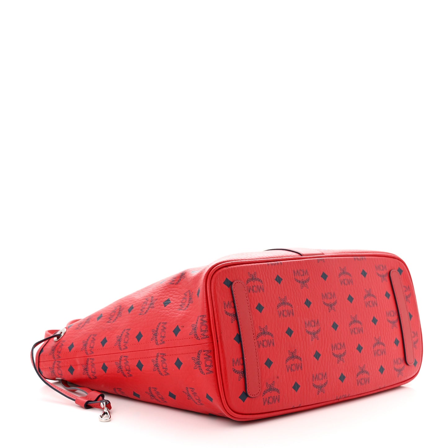 Visetos Medium Liz Reversible Shopper Tote Ruby Red