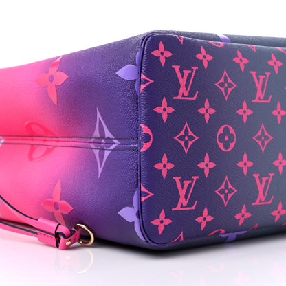 Louis Vuitton Monogram Giant Spring In The City Neverfull MM Midnight Fuchsia 7 of 9
