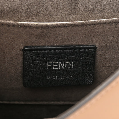 Fendi Calfskin F is Fendi Studded Small Kan I Shoulder Bag Tan 6 of 12