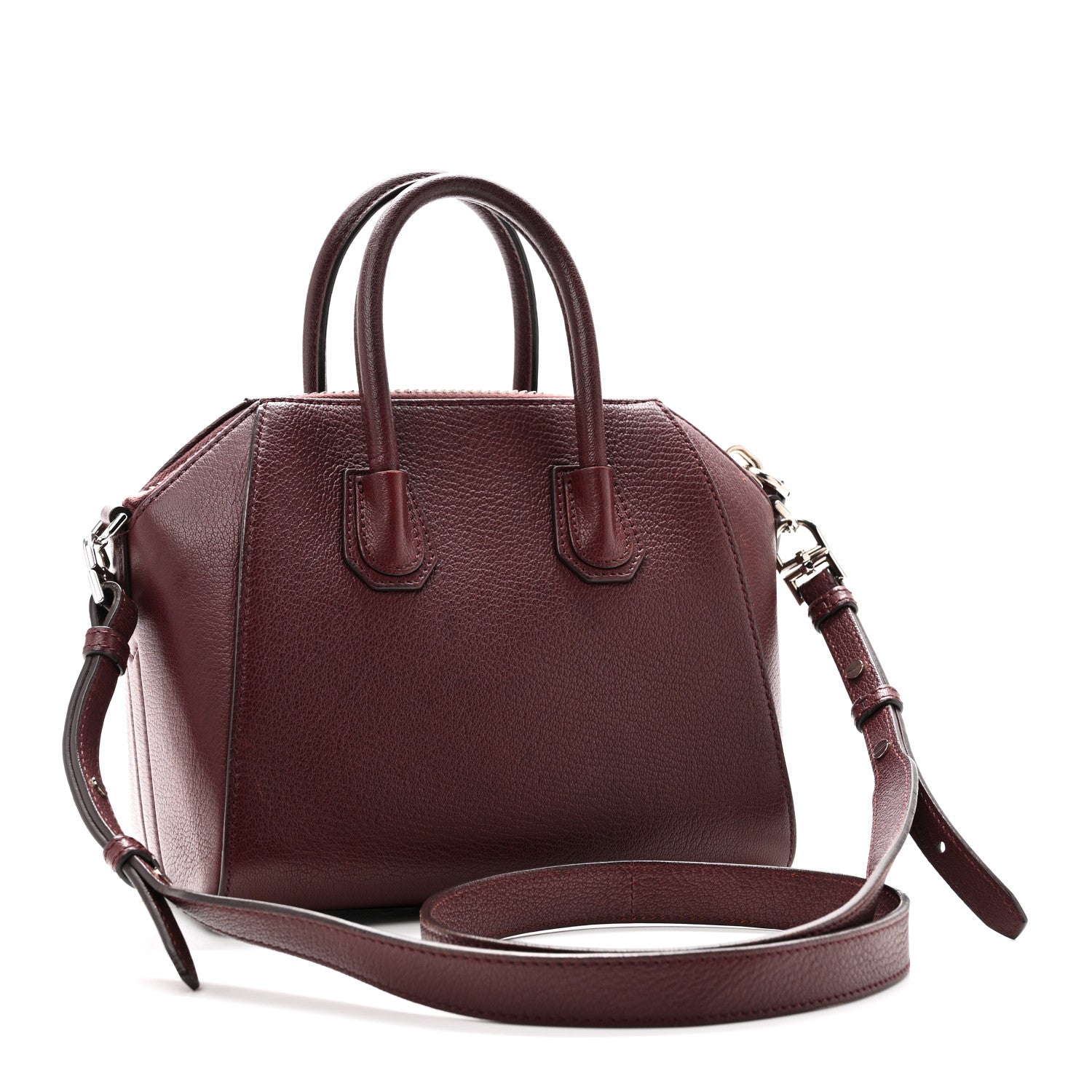 Givenchy Sugar Goatskin Mini Antigona Oxblood 3 of 9