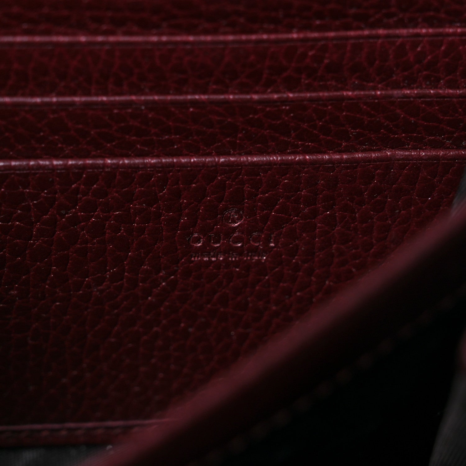 Gucci Dollar Calfskin Crystal Mini Dionysus Chain Wallet Vintage Bordeaux 6 of 15