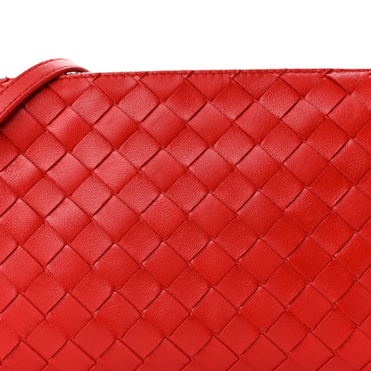 Bottega Veneta Nappa Intrecciato Crossbody Bright Red 8 of 10