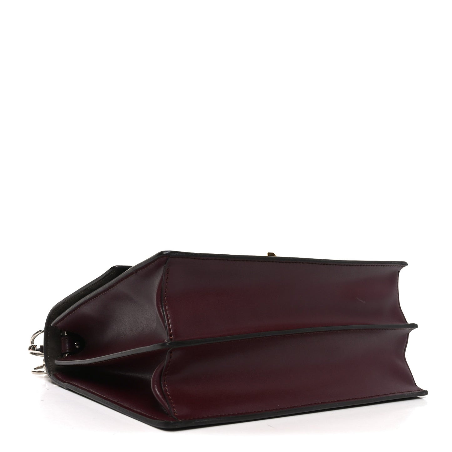 Vitello Pelo Dolce Liberty Lucido Sfumato Leopard Kan I Shoulder Bag Grigio Marrone Bordeaux