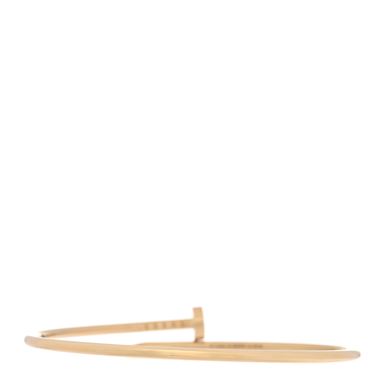 Cartier 18K Yellow Gold Small Juste Un Clou Bracelet 19 2 of 3