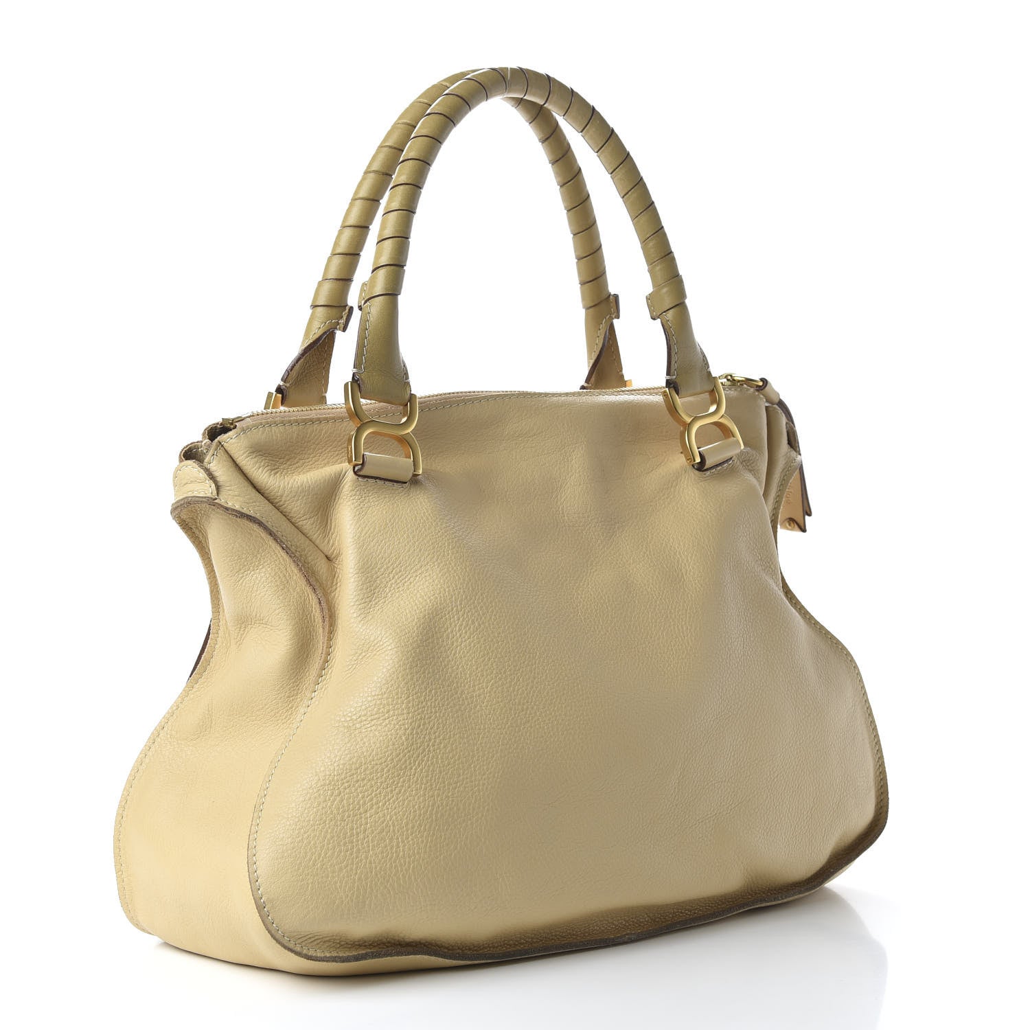 Chloe Calfskin Large Marcie Satchel Clay 3 of 9