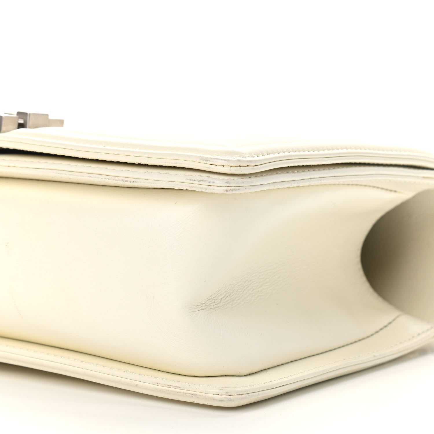 Chanel Calfskin Quilted Medium Boy Flap White 9 of 16
