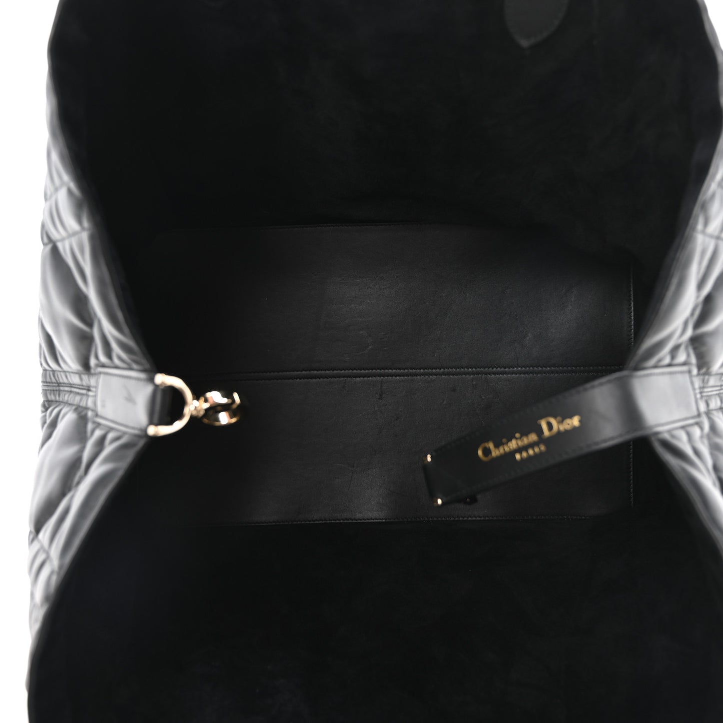 Calfskin Macrocannage Large Toujours Black