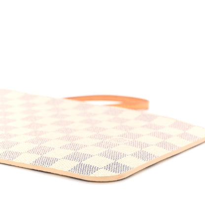 Louis Vuitton Damier Azur Neverfull MM GM Pochette Rose Ballerine 9 of 9