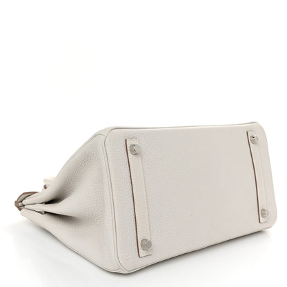 Hermes Togo Birkin 30 Gris Pale 4 of 12