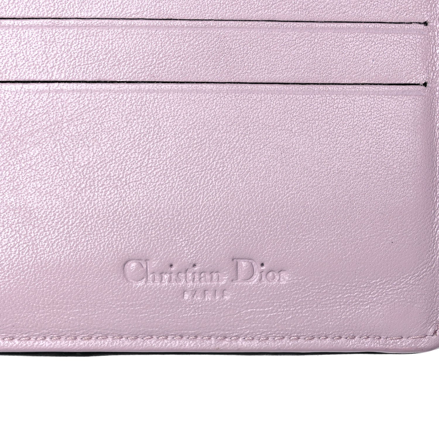 Christian Dior Lambskin Cannage Rendezvous Wallet Black 6 of 10