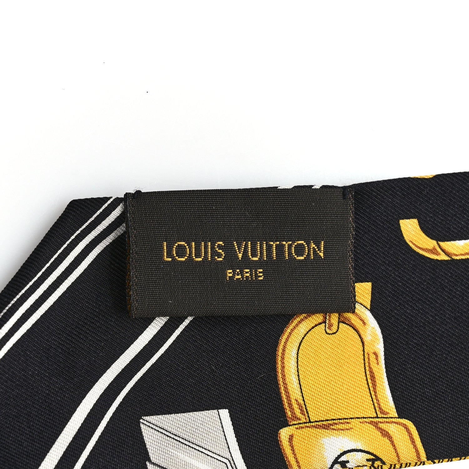 Louis Vuitton Silk Full of Locks Bandeau Black 3 of 4