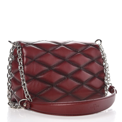 Louis Vuitton Lambskin Malletage GO-14 PM Bordeaux 3 of 8