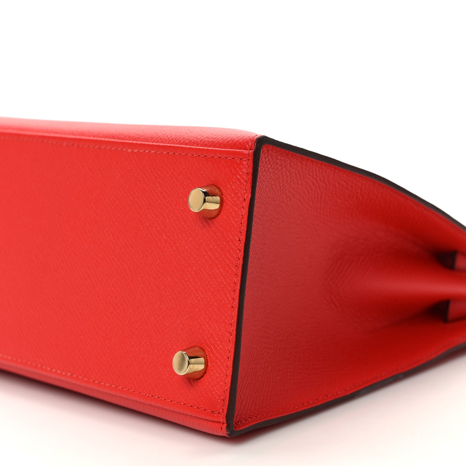 Hermes Epsom Kelly Sellier 25 Rouge Tomate 9 of 10