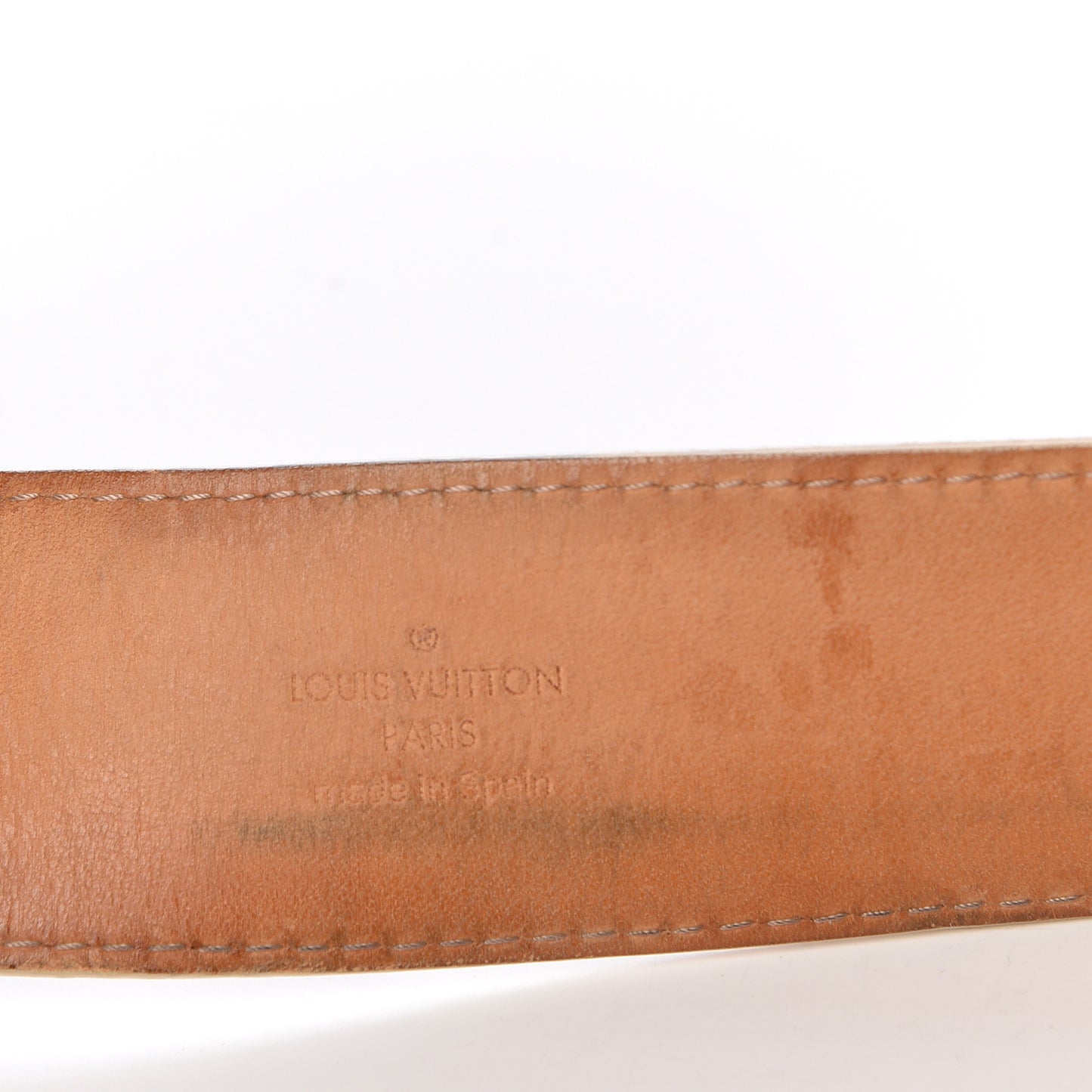 Damier Azur LV Initiales Belt 85 34